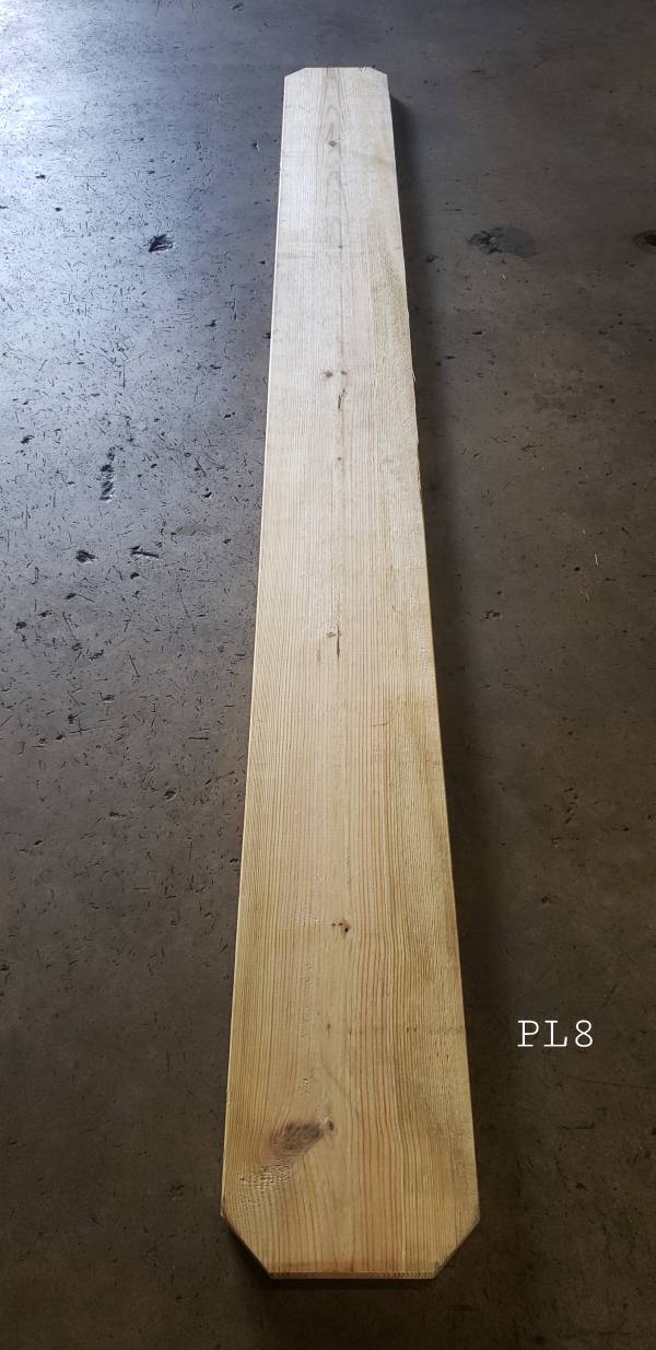 WOODEN PLANK 8' LONG X 10 IN - Wooden Plank